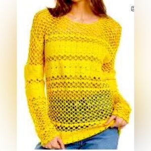 NWT Maje Melisse Crochet sweater